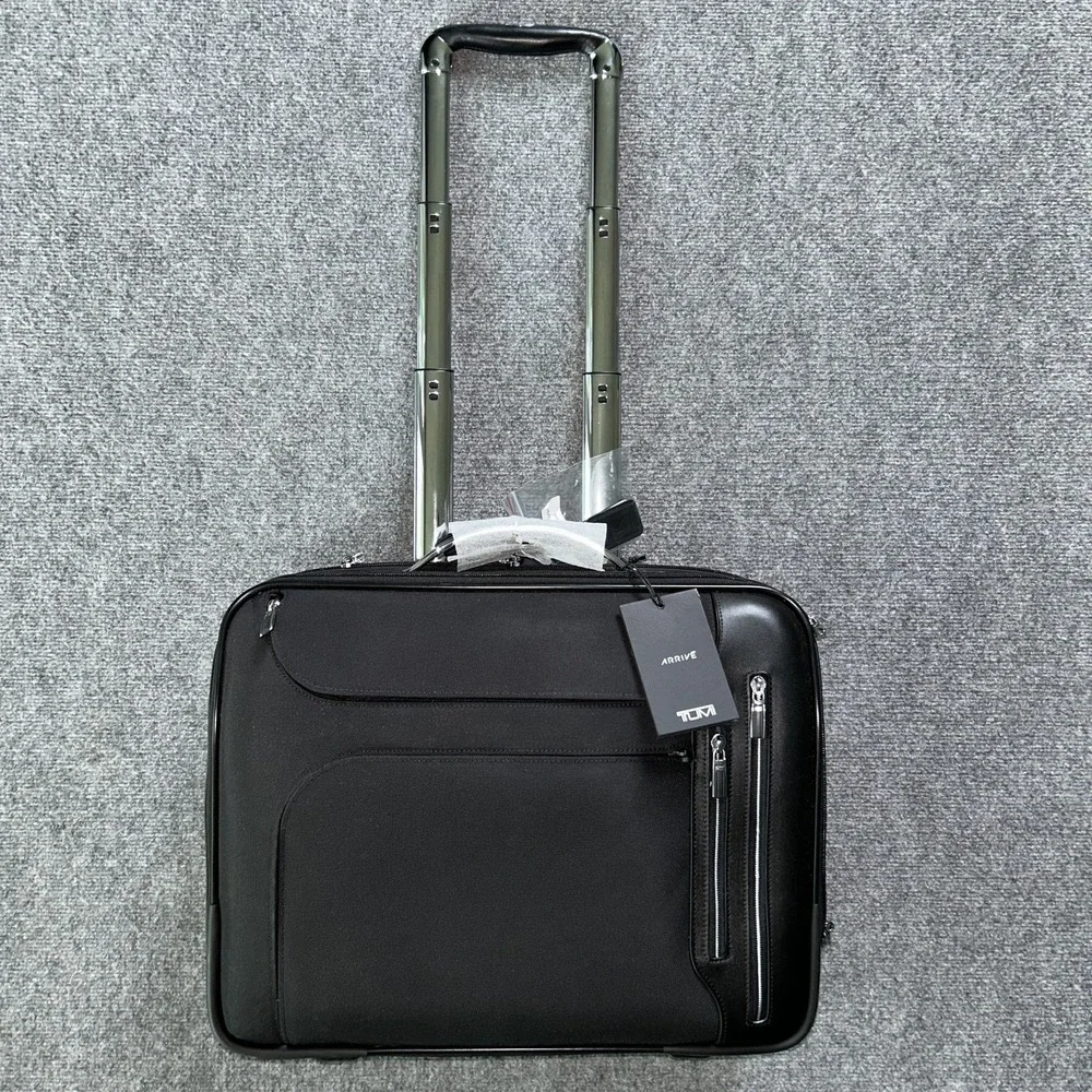 TUMI Bag Arrive LaGuardia Wheeled Brief Laptop Black 17